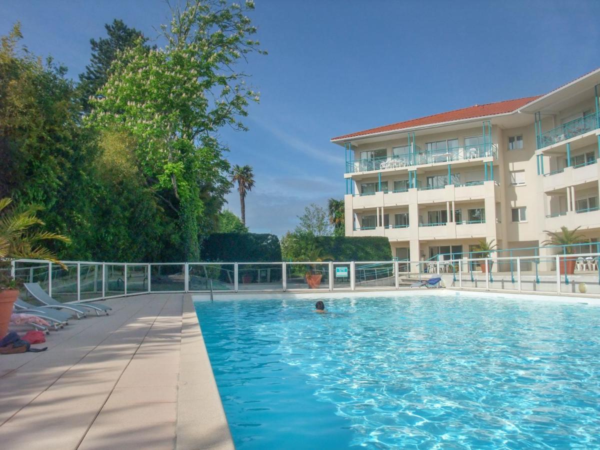 Studio Au Calme Avec Piscine, Face Golf, Parking Gratuit, Tout A Pied A 10Mn Centre Ville Ciboure Kültér fotó